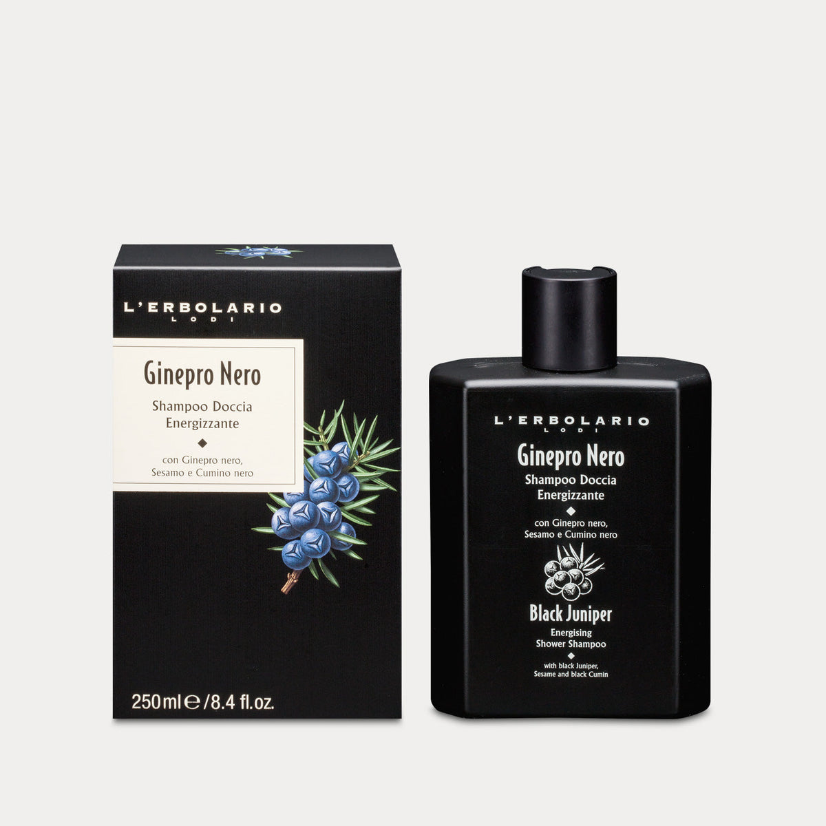 GINEPRO NERO Energiespendendes Dusch-Shampoo