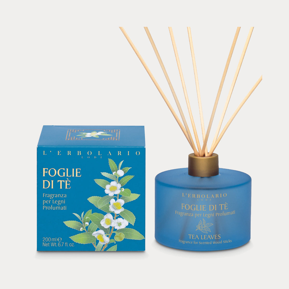 Foglie di Té Raumduft mit Holzstäbchen