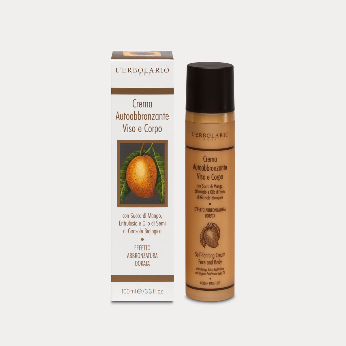 Selbstbräuner Creme für Gesicht und Körper