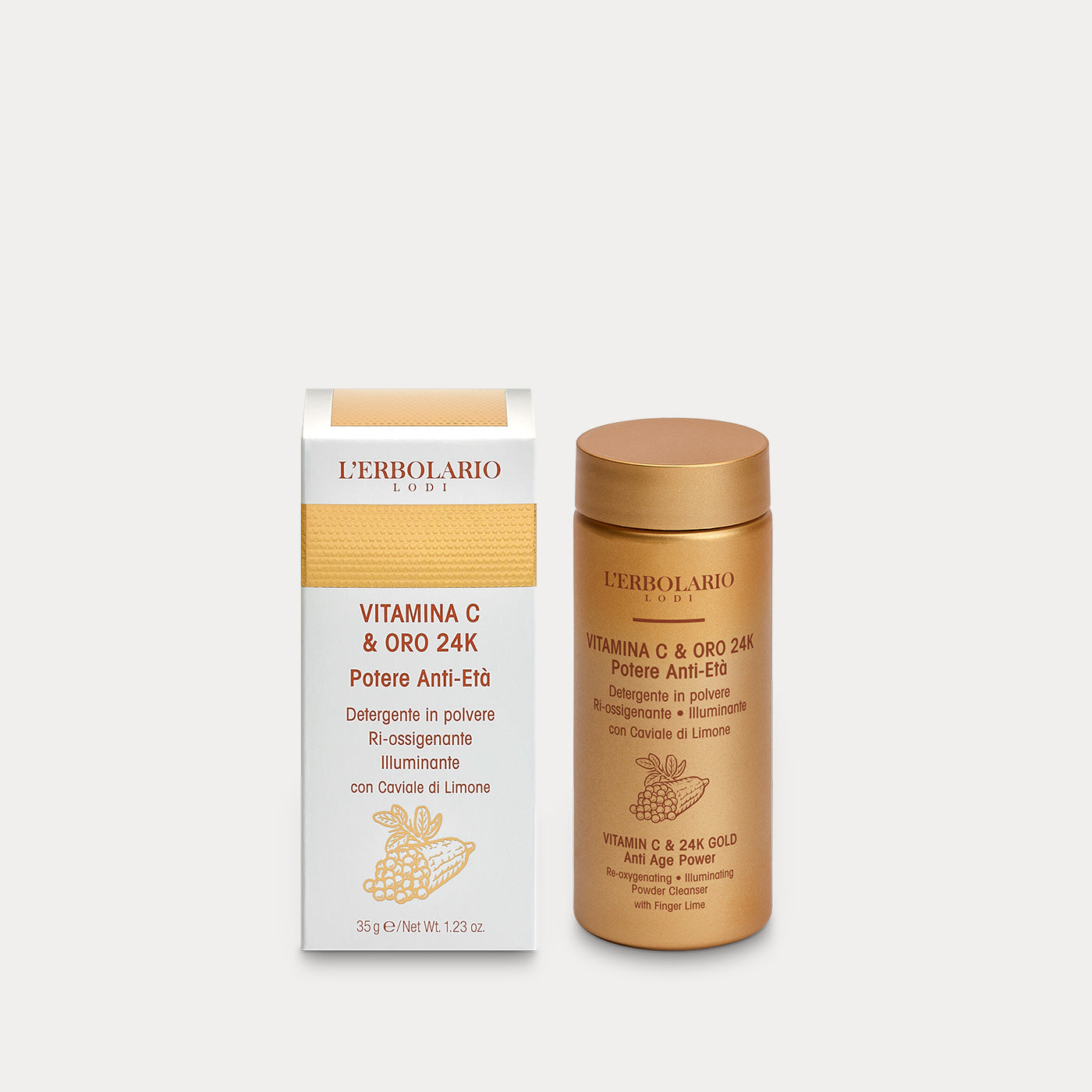 VITAMIN C & 24K GOLD Anti-Aging Enzym Gesichtsreinigungspuder