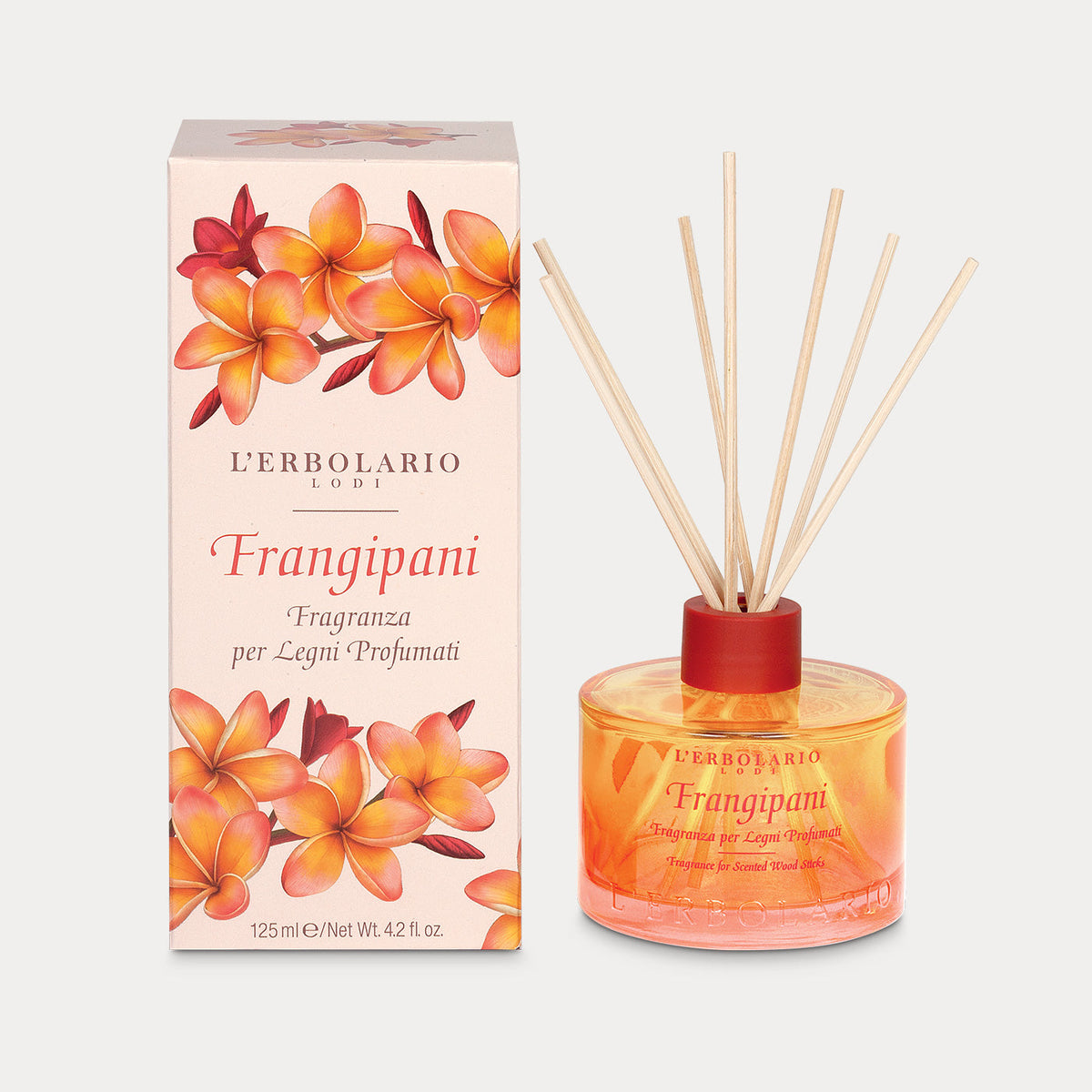 FRANGIPANI Raumduft mit Holzstäbchen