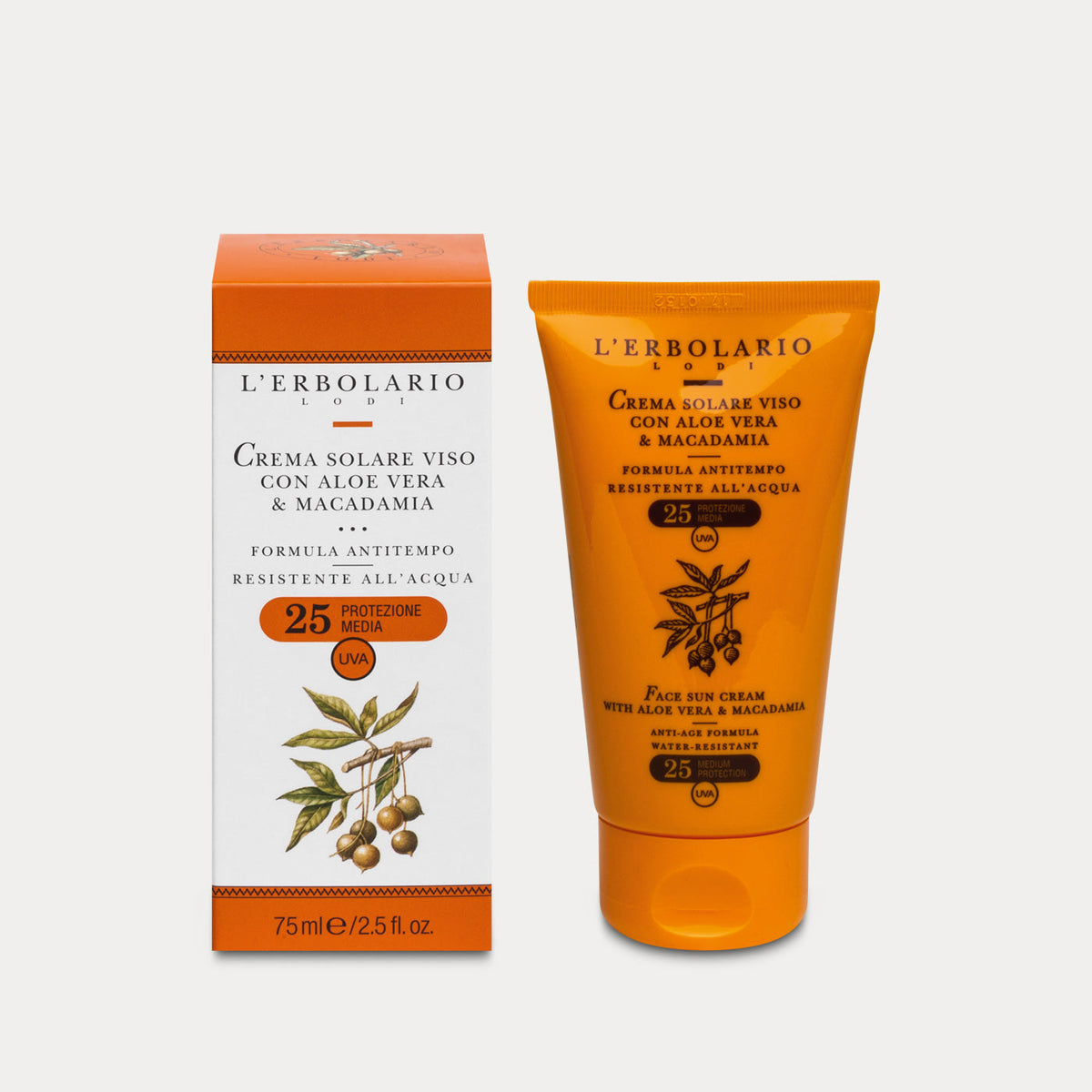 LSF 25 Sonnencreme für das Gesicht